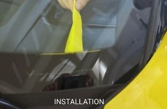 C8 Corvette COMPETITION YELLOW ‘TEAM CORVETTE’ PLAIN BLANK VINYL INSERT 2 X 7IN