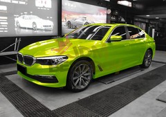 Gloss Metallic Lime Green Candy Decal Car Vinyl Wrap Film Sticker Sheet Sparkle