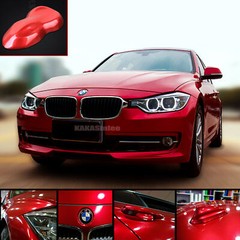 65FT Entire SUV Car Wrap Chrome Sparkle Pearl Gloss Vinyl Satin Sticker Red US