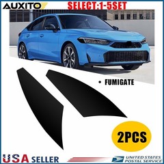 For 2022 2023 24 25 Honda Civic Headlight Smoke Precut Vinyl Tint Overlays 2-10X