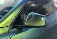 Galaxy Dust Matte Spring Green Metallic Sticker Decal Vinyl Wrap Sheet Film DIY