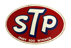 Vintage Original 1969-70’s STP Sticker Decal “Indy 500 Winner” 4.5 x 3 Inch