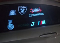Nezuko LED car DECAL