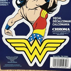 Wonder Woman DC Comics Vinyl Decal Sticker Chroma 6.5” Girl Power Superhero NEW