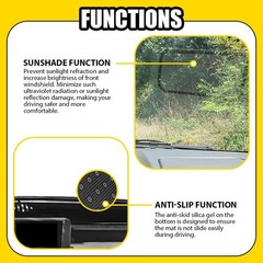 Black Dash Mat Cover Pad For 2024 2025 Toyota Tacoma Interior Dashboard 1-5X