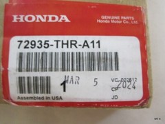 Genuine Honda 72935-THR-A11 Garnish Assembly Right Slide Door Quarter Pillar