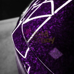 ESSMO PET Marble Forged Gloss Carbon Fiber Royal Purple Vehicle Vinyl Wrap Decal