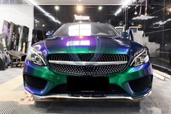 Galaxy Dust Gloss Purple Green Metallic Auto Sticker Decal Vinyl Wrap Sheet Film