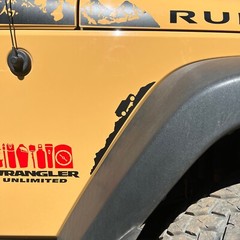 Off Road Trail Decal for Upper Fender of Jeep Wrangler JK (2007-2018)