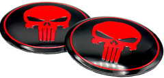 2x 2nd Amendment Metal Decal Sticker Emblems Fender Auto Truck Dome Shape 2.20″