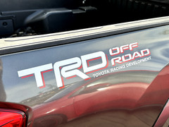 Pair (2) TRD Off Road Stickers Decals, Fits Toyota Tacoma, Tundra, 4Runner, FJ