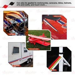 3M REFLECTIVE Conspicuity Adhesive PinStriping Decal Tape Stickers SILVER WHITE