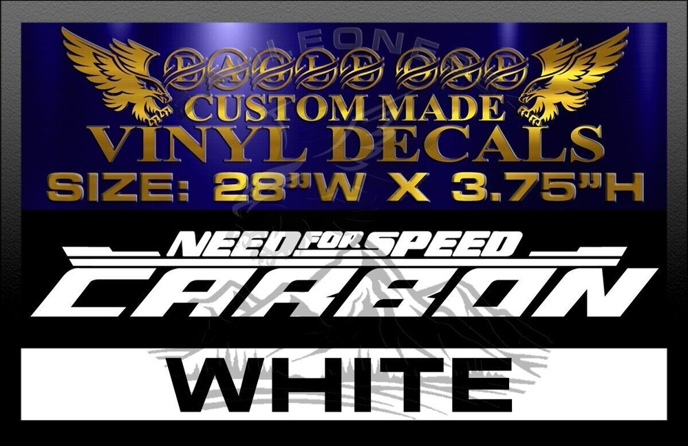 NEED FOR SPEED * * * C A R B O N * * * VINYL DECAL STICKER #519