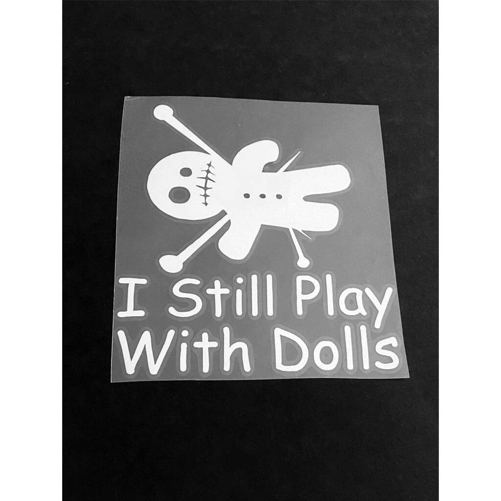 Silver Doll Decal