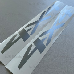 Truck Chevrolet Silverado Bedside 4X4 Decals Fits Chevy Sticker 2 Pieces GDG