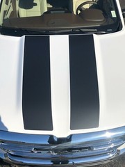 FITS 2019-2026 DODGE RAM 1500 VINYL HOOD DECAL STICKER GRAPHIC STRIPE