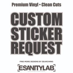 Custom Vinyl Sticker | Personalized Design | Custom Decals | Made to Order