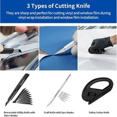 Professional 27-Piece Vehicle Wrap Tool Kit – Durable Vinyl Squeegees Included