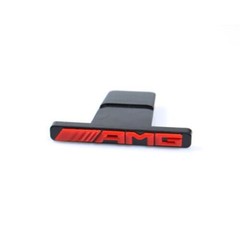 Gloss Red GT Style AMG Front Grille Mesh Badge Mercedes Benz A GLA GLC GLE E