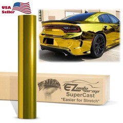 3M quality Gold Chrome Car Wrap Top Quality 5×60 Roll – FREE SHIPPING USA