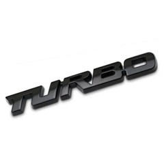 Car Sticker Turbocharged Turbo Metal Alloy 3D Badge Car Modification Accessories