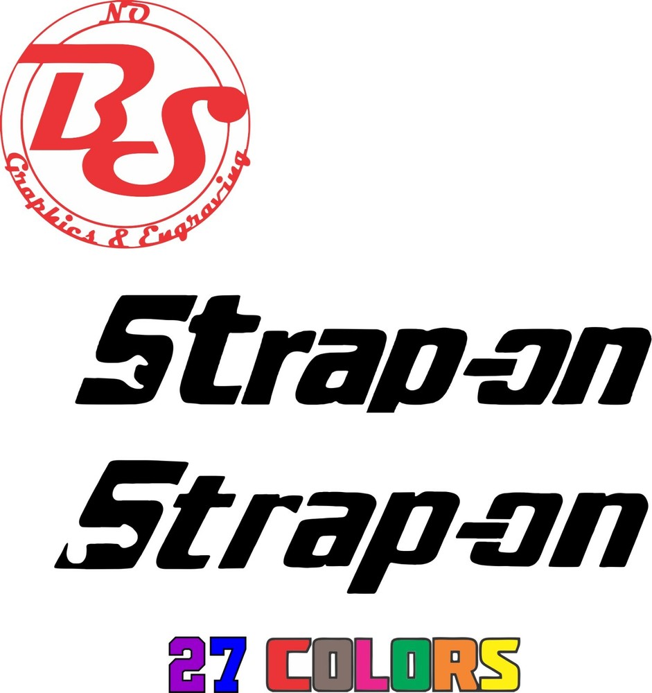 Strap on Funny Toolbox Mechanic Vinyl Decal Adult Joke JDM Turbo Tool Box noBS