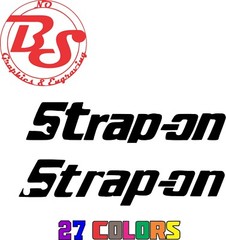 Strap on Funny Toolbox Mechanic Vinyl Decal Adult Joke JDM Turbo Tool Box noBS