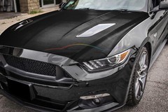 4D Carbon Fiber Black Glossy Vinyl Wrap Decal Sheet Bubble Free Sheet Film DIY