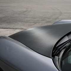 Carbon Fiber Vinyl Wrap Film Car Sticker Bubble Free Air Release For Honda Civic