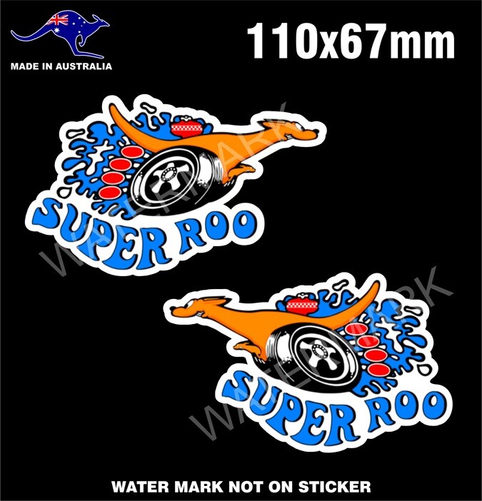 FORD SUPER ROO STICKERS GT HO XY PHASE FALCON
