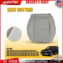 For Mercedes Benz GLK250 GLK300 08-15 Driver Bottom Leather Seat Cover Gray 1-5X