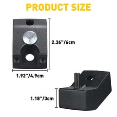 2 / 4Pcs 1-1/4″ Front Seat Spacers Lift Fits for Toyota Tacoma 4Runner FJ Black