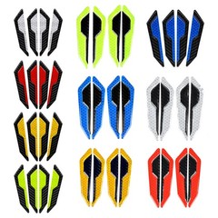 4x Reflective Car Door Handle Edge Protective Film Sticker Warning Safety Strip