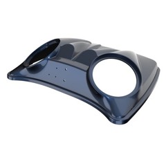 Midnight Blue Dual 8” Speaker Lids Fits Advanblack/Harley King Tour Pak Pack