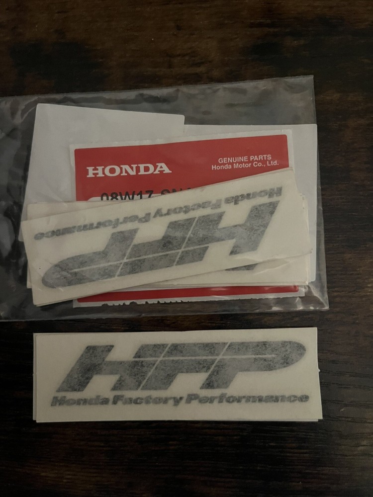 Honda Factory Performance HFP Black Decal OEM 3.5″X 1″