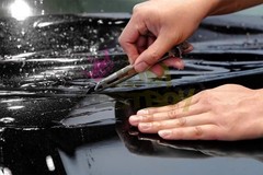 4″x8″ Sample PPF Paint Protection Film Gloss Black Silver Metallic Scratch Free