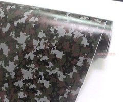 Bubble Free Camouflage Camo Car Digital Forest Vinyl Wrap Film Trim Sticker ABUS