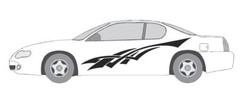 #A1288 DECAL VINYL GRAPHIC VEHICLE CAR TRUCK CROSS OVER SUV VAN SEMI MODERN AUTO