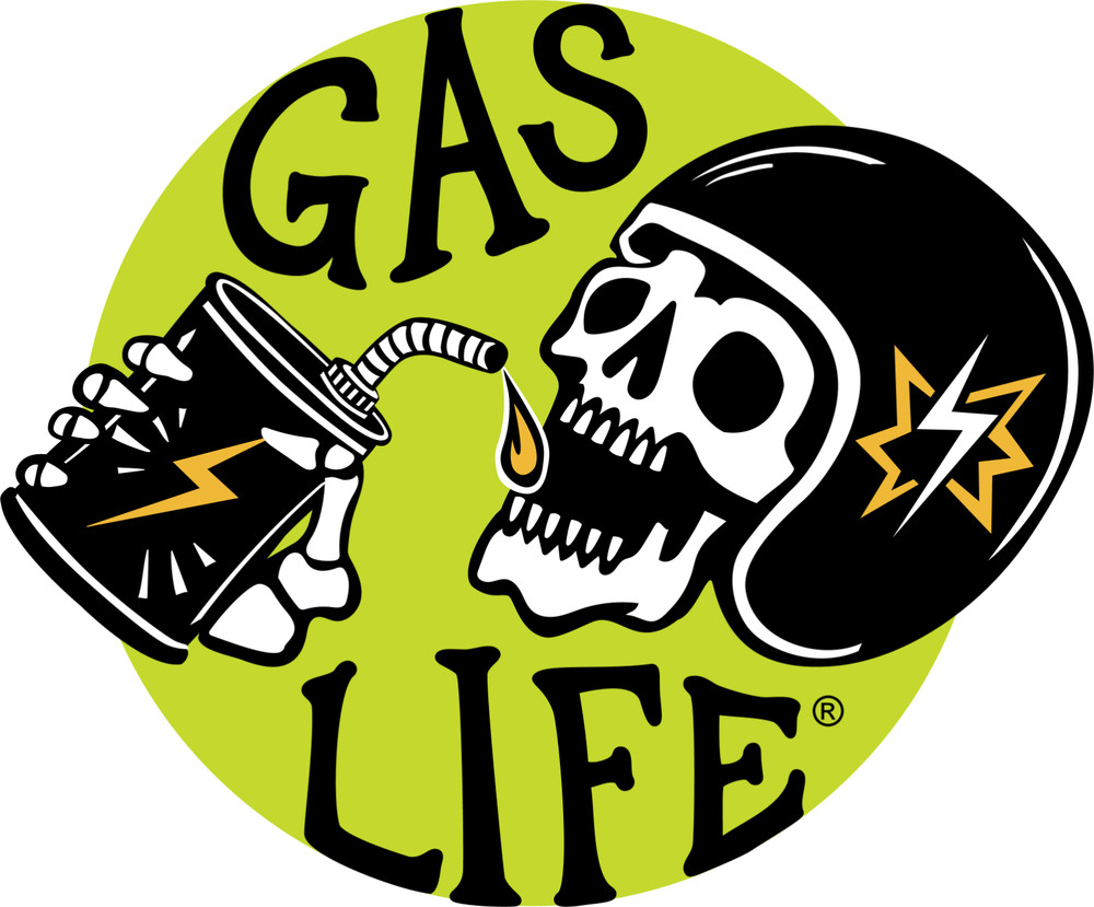 Gas Life® Signal Sticker – for Custom Classic Racing Car Motorcycle Culture