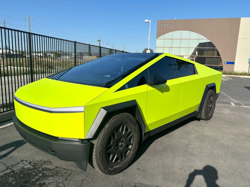 For Cybertruck PreCut Full Body Color PPF Wrap Crystal Napier Green (PET Film)