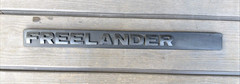 Land Rover Freelander Rear Tailgate Badge 480 x 42mm 24134