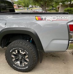 Tri-Color SR5 4X4 Off-Road Bedside Decal Vintage Color for Toyota Tacoma Lovers