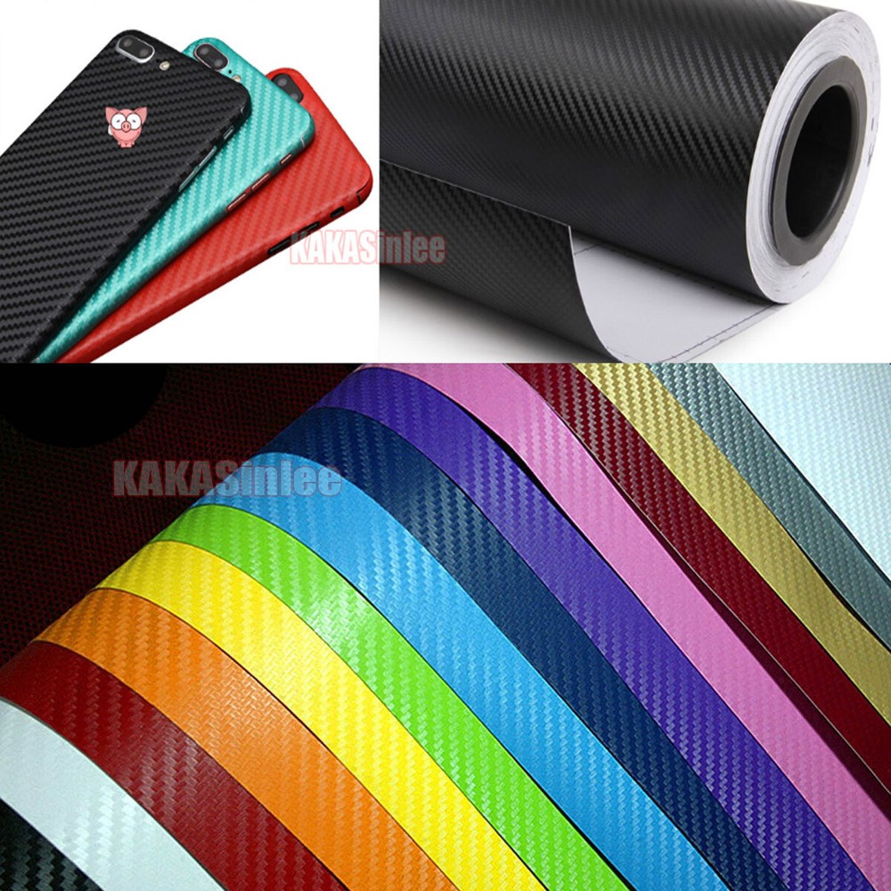 Decorative Strip Tape 3D Texture Carbon Fiber Vinyl Wrap Film Car House Sticker