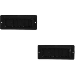 2 Count Dashboard Air Vent Panel Grille Cover Ac Car Conditioner Outlet