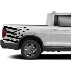 Black Rear Trunk Side Bed Sticker Vinyl Decal For Dodge RAM 1500 2500 Pickup