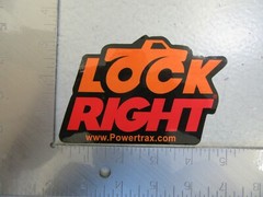 Lock Right Powertrax Decal Sticker