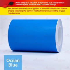 OCEAN BLUE Roll Pin Stripe PinStriping Trim Line Adhesive Tape Vinyl Car STICKER