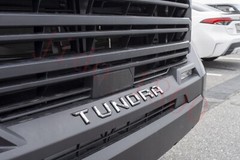 Chrome BLACK letters compatible with TOYOTA TUNDRA 2022 23 logo Front insert