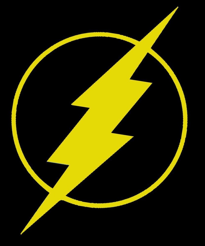 Flash Bolt Comic Superhero Car Window Vinyl Decal Sticker (Yellow, 6″ inches)