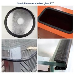 Car Door Edge Guard U Shape Edge Trim Rubber Steel Seal Anti-Collision Protector